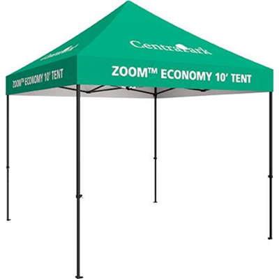 Custom Zoom Economy 10' Popup Tent